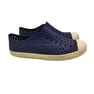 Native Shoes Kids Jefferson Waterproof Shoes Sneakers Summer Navy Blue Size J5
